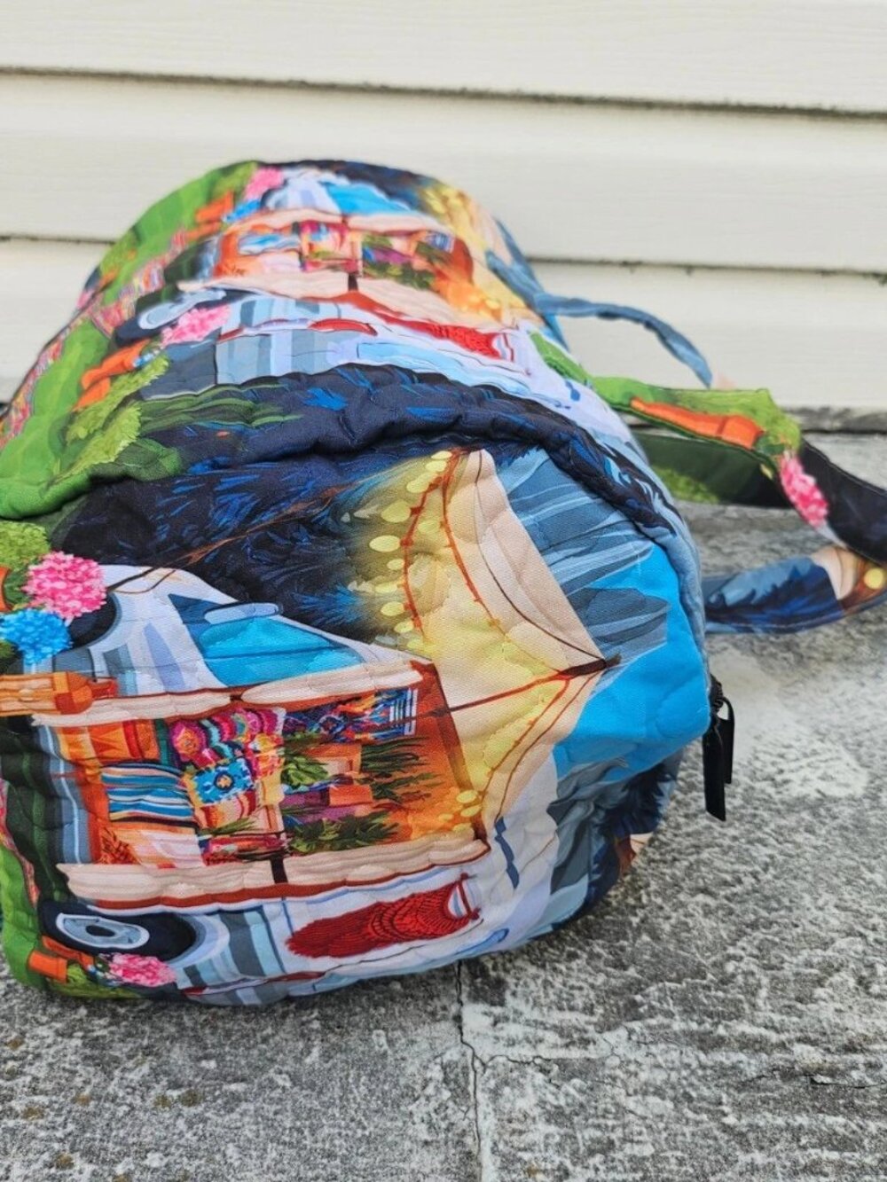Women Bag Cozy Camper Van Duffle BagLarge Capacity Fabric Tote Travel Bag - Picture 6 of 11